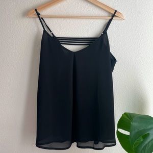 Strappy layered blouse